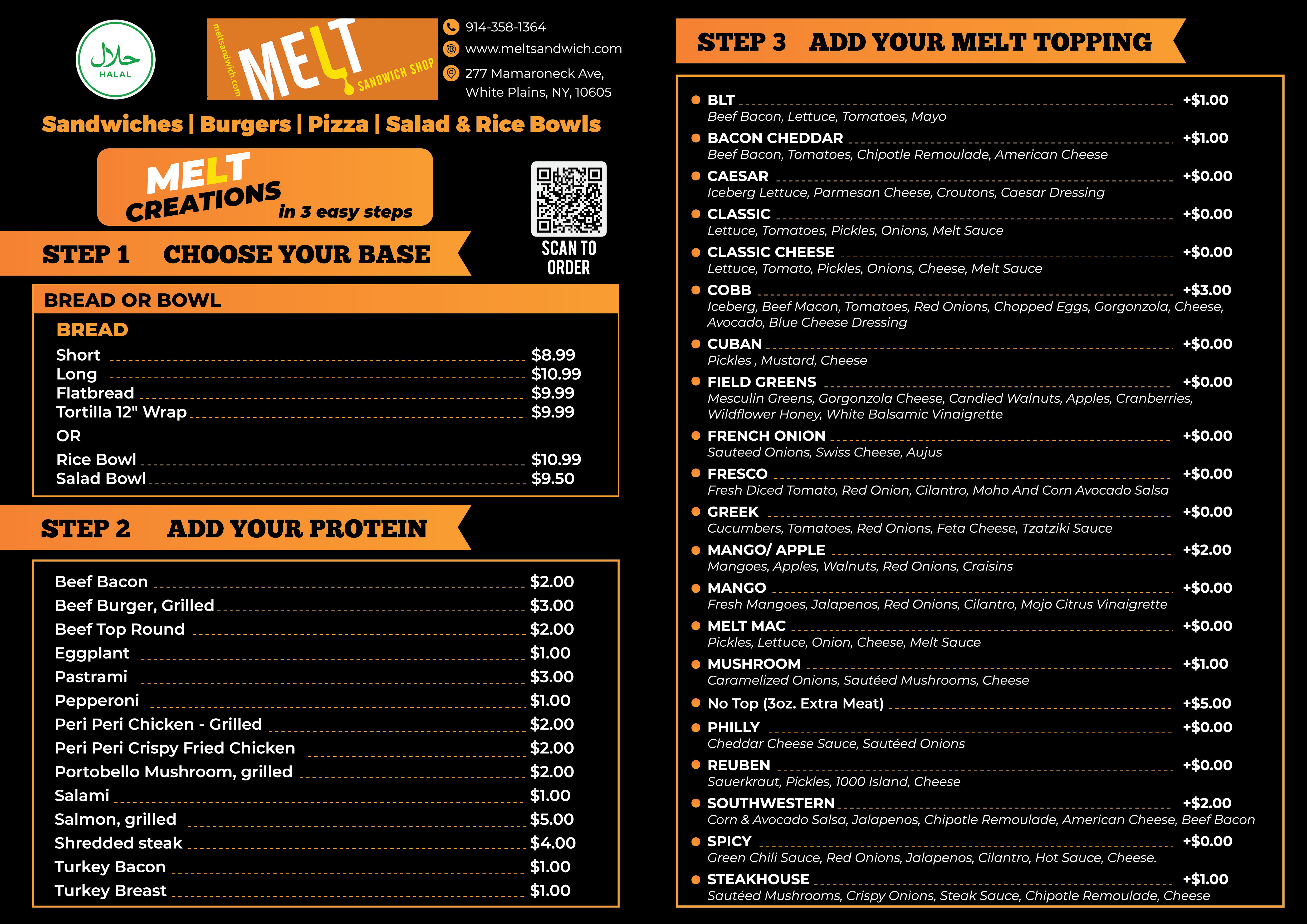 Melt menu outlet